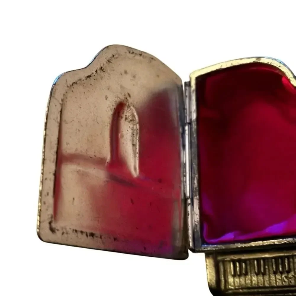 Gettysburg PA Piano Shaped Metal Trinket Box Peace Light Memorial